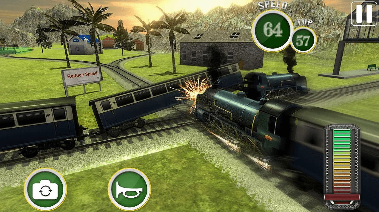 Fast Euro Train Driver Sim: Train Games 3D — screenshot 2