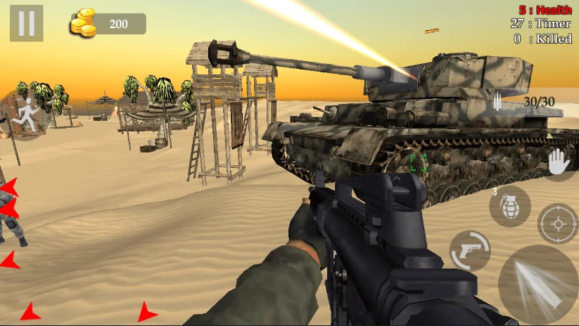 Desert Sniper Special Forces 3D Shooter FPS Game 64bit — screenshot 4