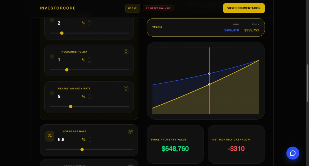 InvestorCore Pro - Investment Portfolio & Analytics Dashboard — screenshot 3