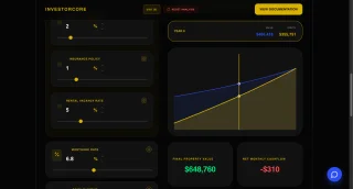 InvestorCore Pro - Investment Portfolio & Analytics Dashboard