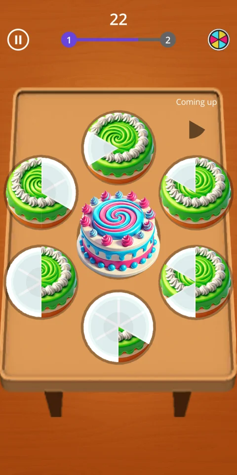 Cake Slice Sort Sweet Jam Puzzle — screenshot 1