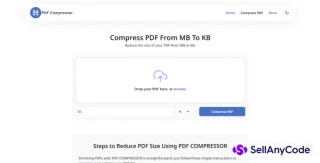 PDF Compressor Tool Website
