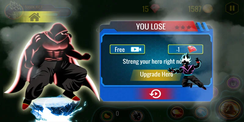Shadow Goku Saiyan Battle — screenshot 5