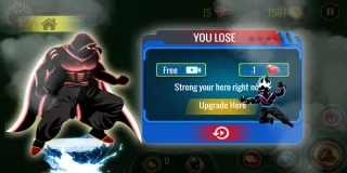 Shadow Goku Saiyan Battle