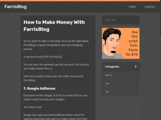 FarrisBlog - Simple PHP & MySQL Blog