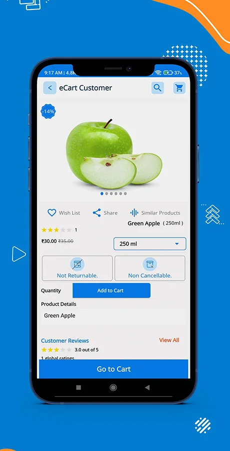 eCart - Grocery, Food Delivery, Fruits & Vegetable Store, Full Android eCommerce App — screenshot 8