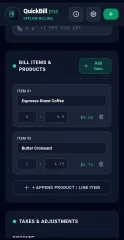 QuickBill POS Offline Billing