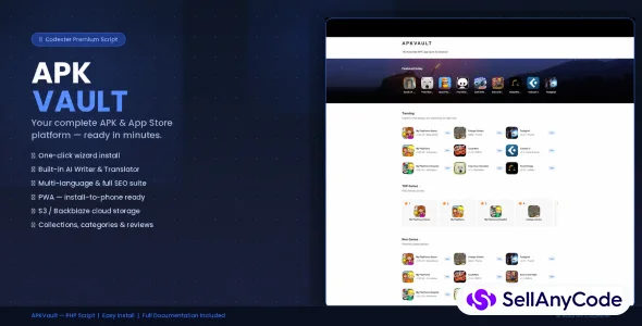 APKVault Apps & Games Download CMS (APKMODY CLONE)
