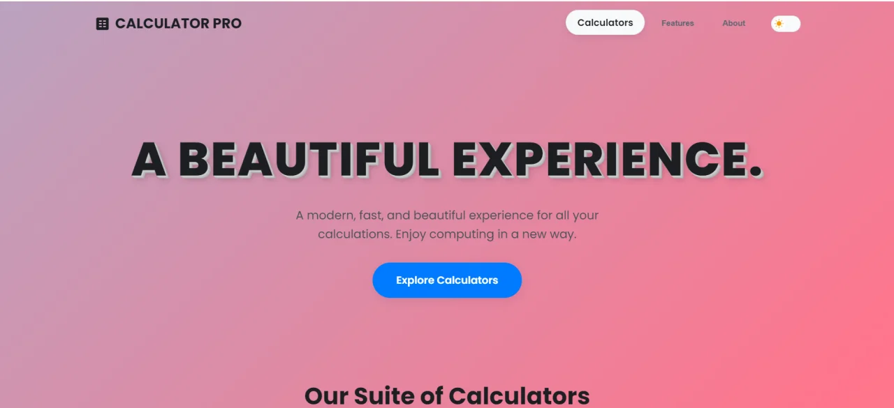 Calculator Pro — screenshot 1