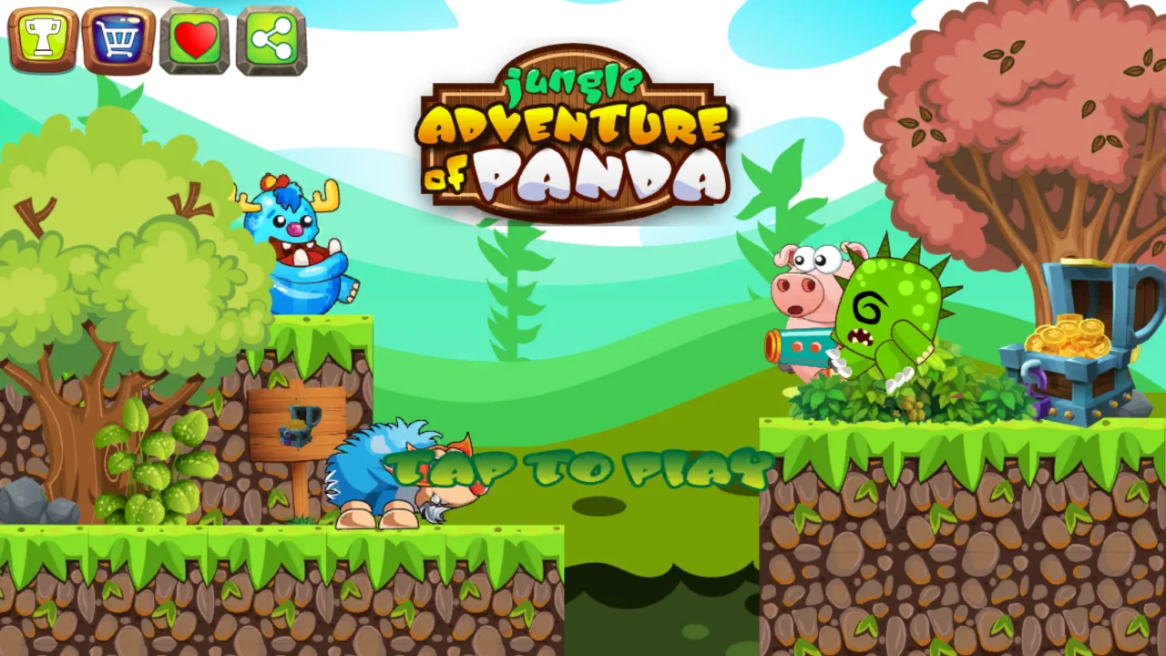 Panda Run - Unity Template Project with AdMob — screenshot 1