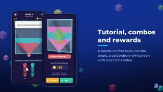 Voxel Sand: 3D Sand Sort Puzzle, Unity Game Template