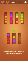 Wood Cube Sort