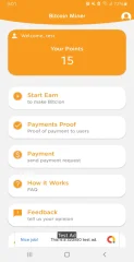 Bitcoin Miner App with Admin Panel and AdMob