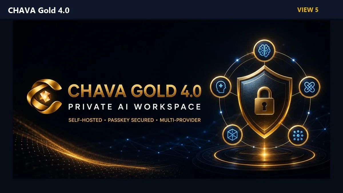 CHAVA Gold 4.0 Private AI Workspace — screenshot 5