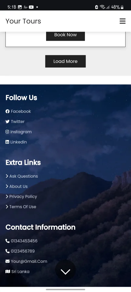 Travel Agency Website — screenshot 1