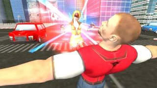 Flying Superhero Revenge: Grand City Captain Games