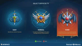 Fantasy Menus - Synty INTERFACE - GUI