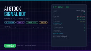 AI Stock Signal Bot - Python Trading Signals with Claude AI & Telegram
