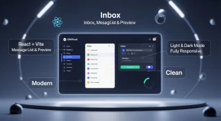 SilkRoad Inbox, Mailbox & Messaging UI | React Modern Template