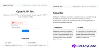 OpenAI API Validation Tool - Test Your API Key with GPT-3 | Validate OpenAI API Access