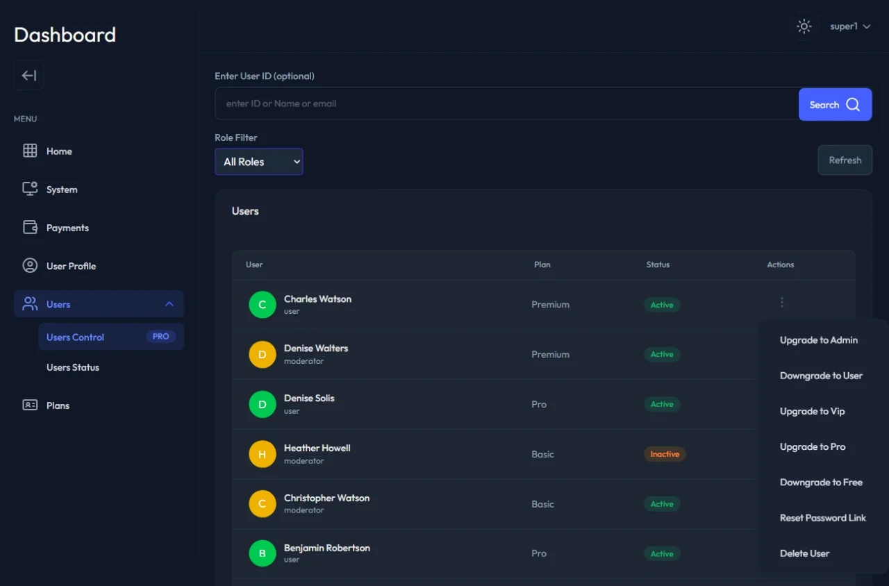 App Management Platform — screenshot 1