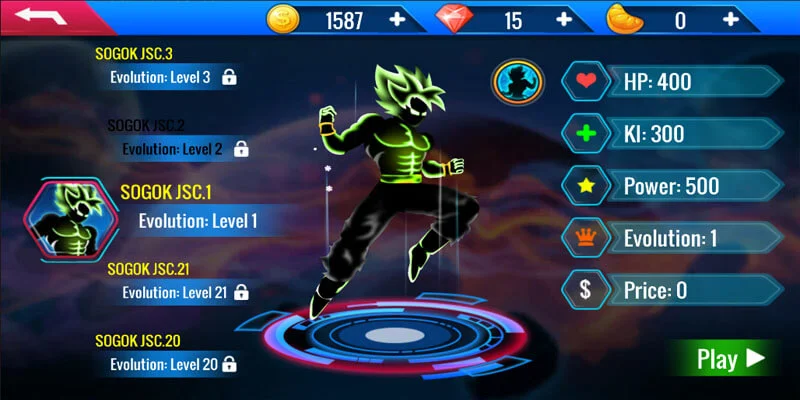 Shadow Goku Saiyan Battle — screenshot 4