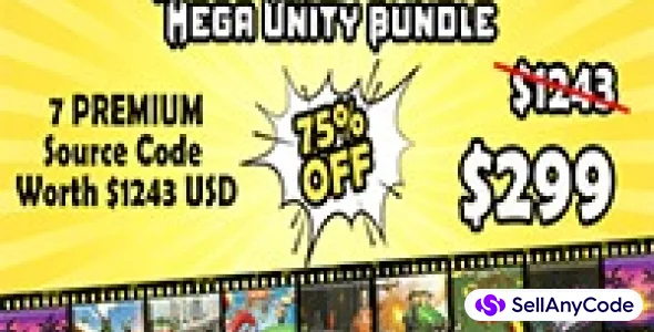 Massive Fast Games Mega Unity Bundle: 7 Premium Source Codes