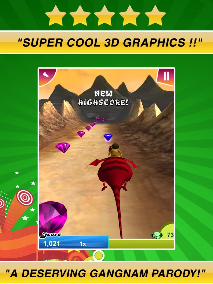 Gangnam Fly Surfers — screenshot 2