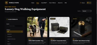 NOBLE PAWS CleanWalk Luxury Pet Care Platform