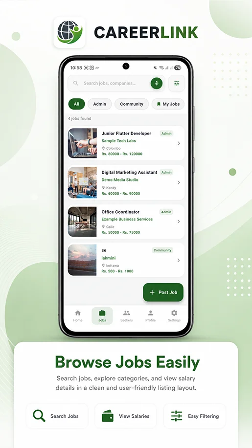 CareerLink — screenshot 2