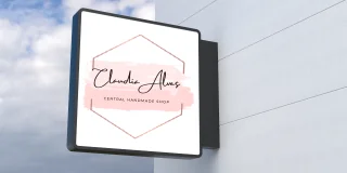 Feminine Pink Brush Logo Templates