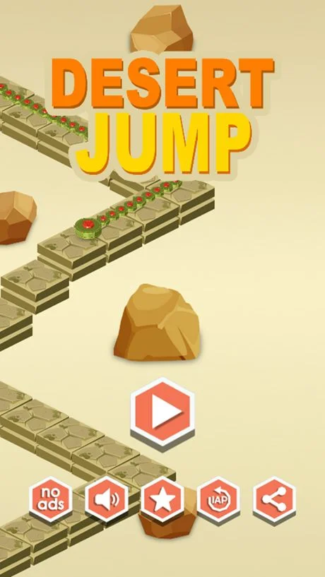 Desert Jump Game Template — screenshot 1