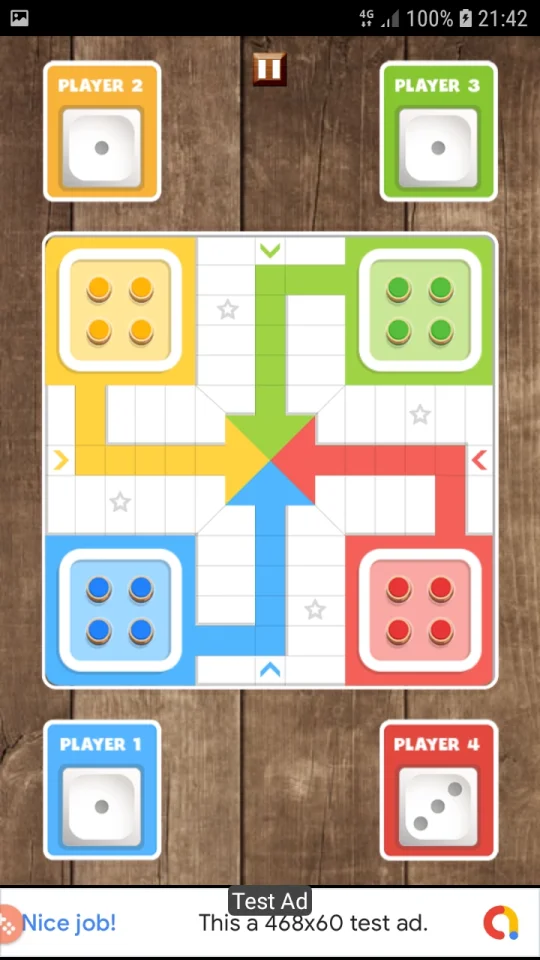 Parcheesi Ludo (Android Studio + AdMob + GDPR) — screenshot 1