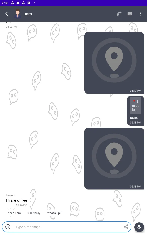 Aura AI - Android Messaging & AI Chat App Source Code — screenshot 3