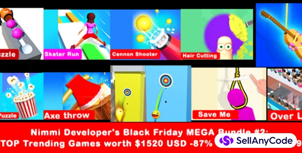 Nimmi Developer’s Black Friday Mega Bundle #2: 10 Trending Games