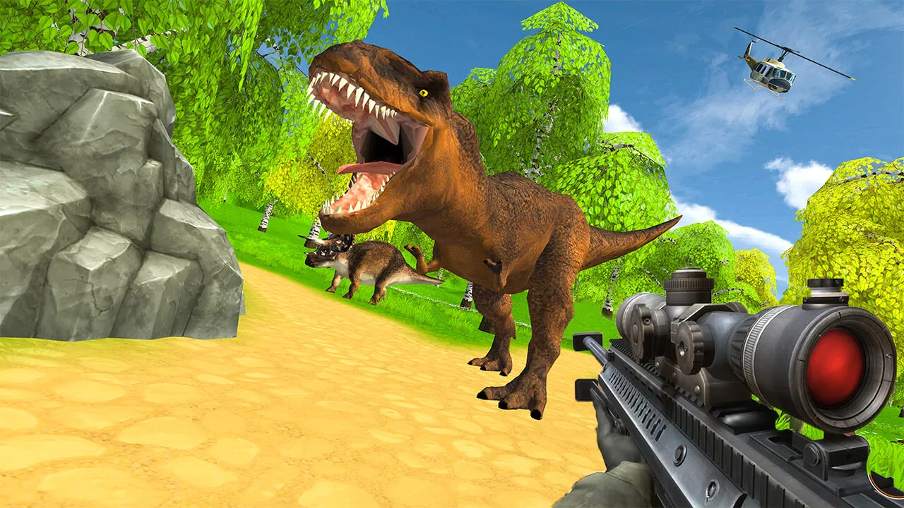 Dinosaur Hunting Game – Dino Attack 3D — screenshot 1