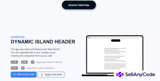 Dynamic Island Header