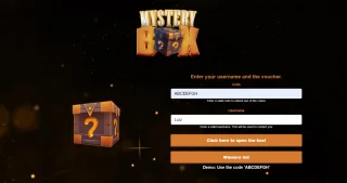 Mystery Box Challenge - Game WebApp - Source Code