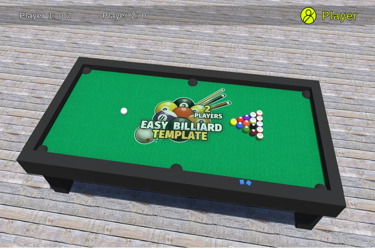 Easy 8 Ball Pool (Billiard) Template (PC/Mobile) — screenshot 4
