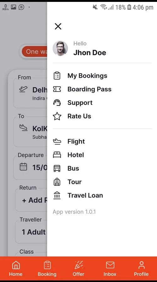 Flight Booking App React Native App Template — screenshot 5
