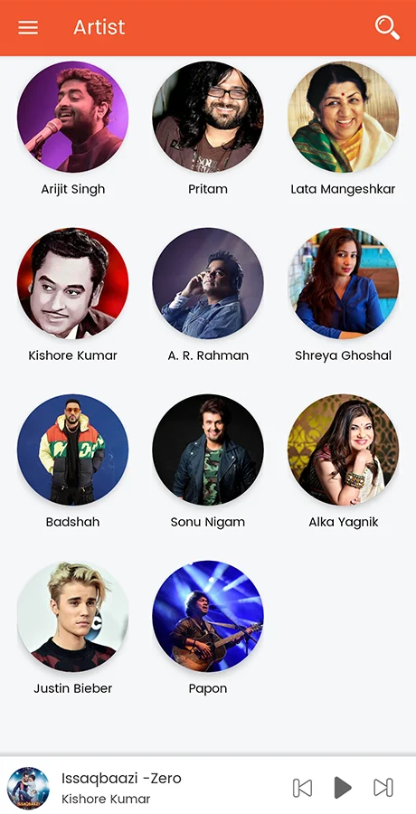 Android Music Player - Online MP3 (Songs) App — screenshot 4