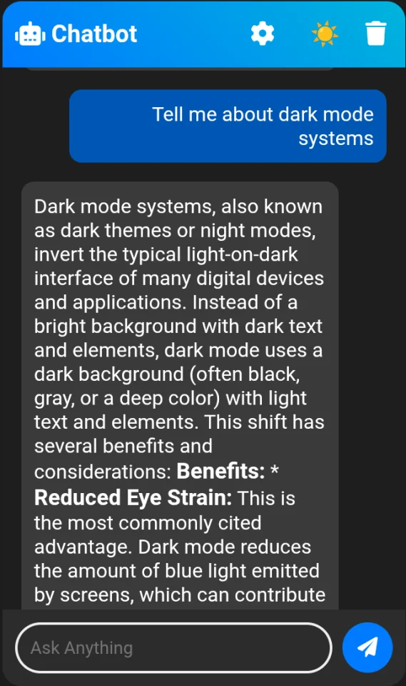 Gemini AI Chatbot — screenshot 3