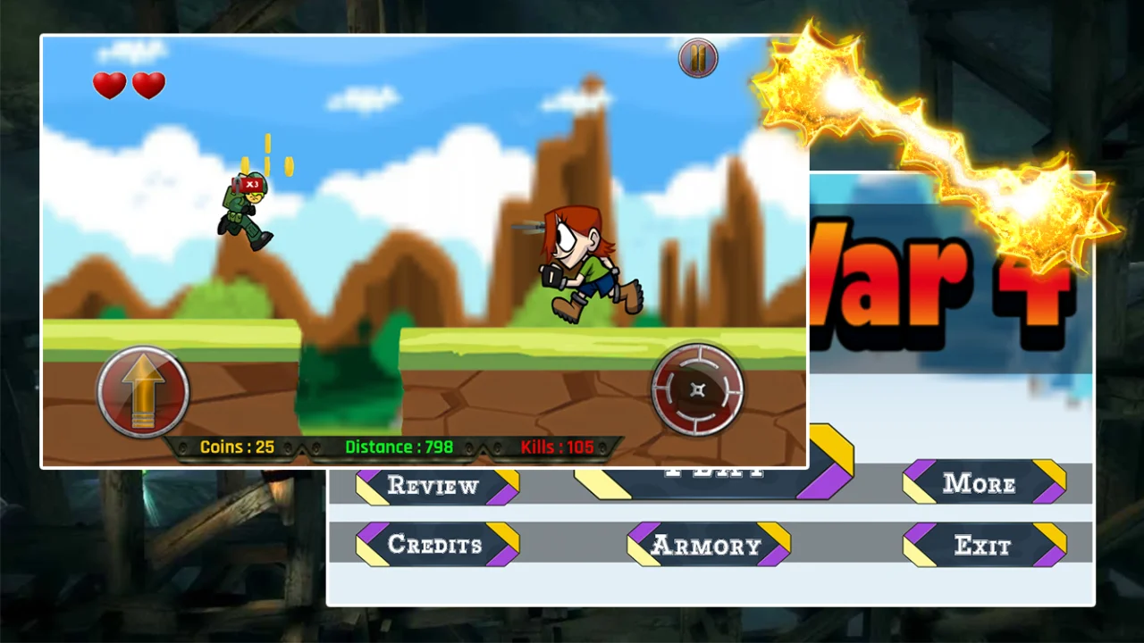 World War 4 Complete Game + 2D Action Game — screenshot 1