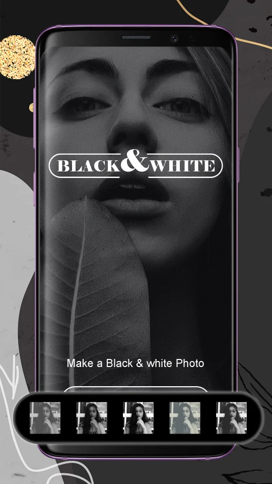 Photo Lab Black White Editor Pro - Black Photo Effects - Photo Editor - Dark Photo Editor - Android AdMob Ads — screenshot 2