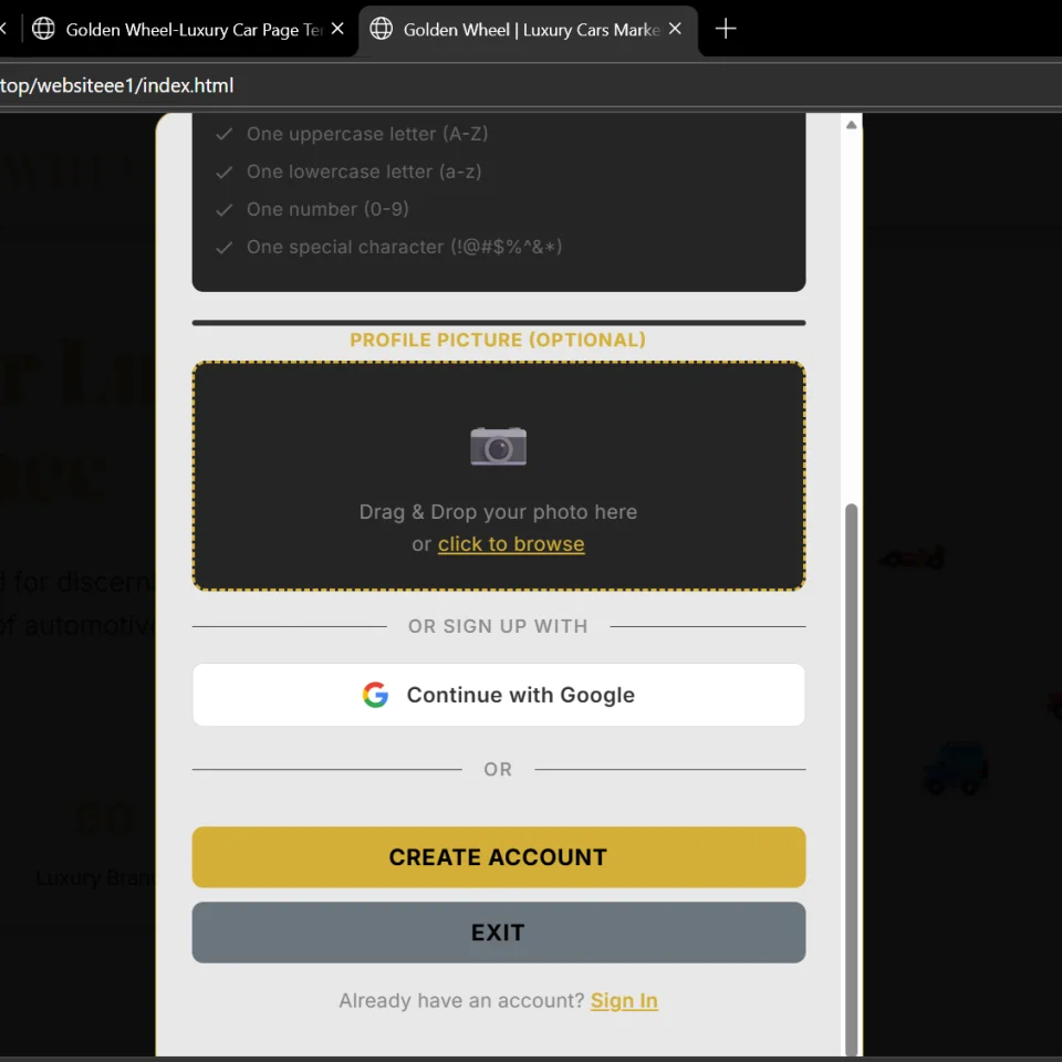Website Template — screenshot 3