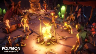 POLYGON Dungeons - Low Poly 3D Art by Synty