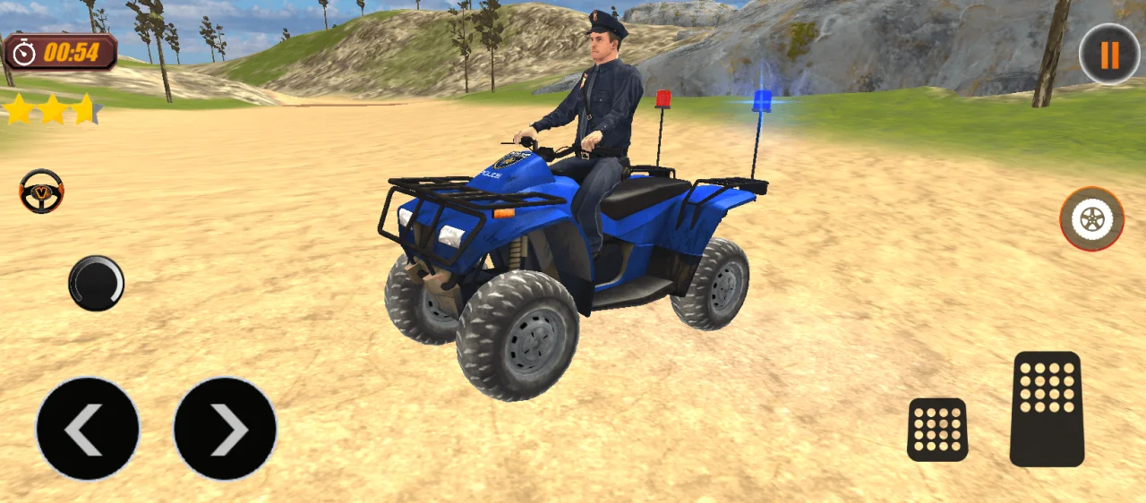 Police ATV Training Off Road — screenshot 7