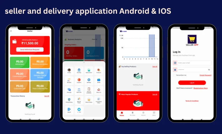 G-Cart Multiple Vendor Website (Users and Seller or Delivery App Include) with Admin Panel — screenshot 5