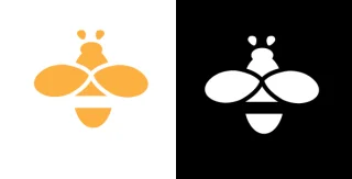 Honeybee Apothecary Emblem Vector Icon