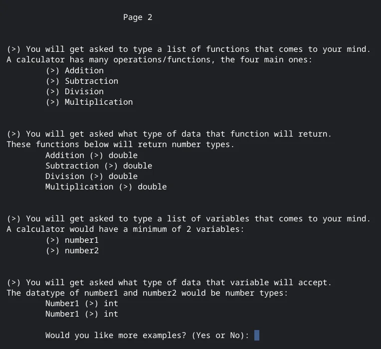 Programming Planner — screenshot 2